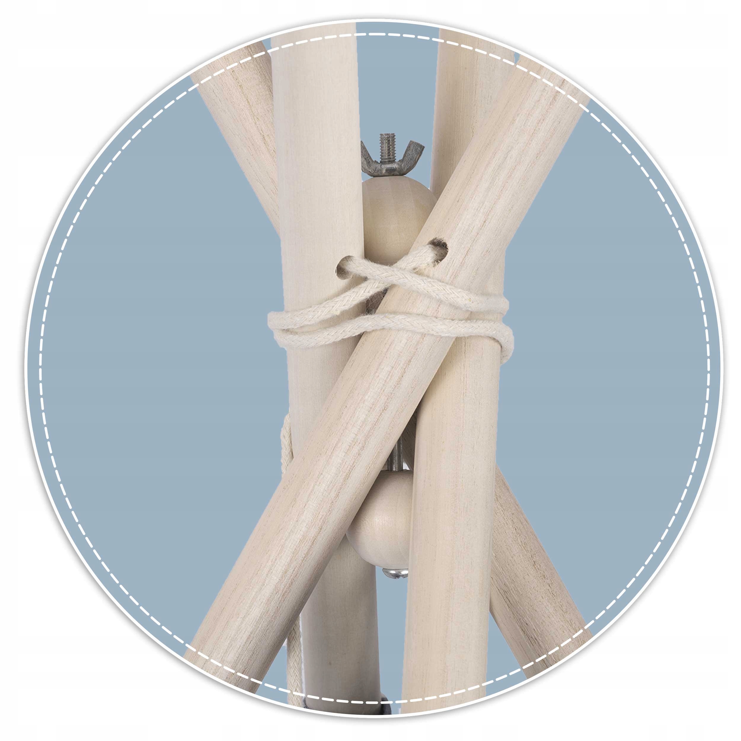 STABILIZATOR DO NAMIOTU TIPI TEEPEE WIGWAM Kolor beżowy