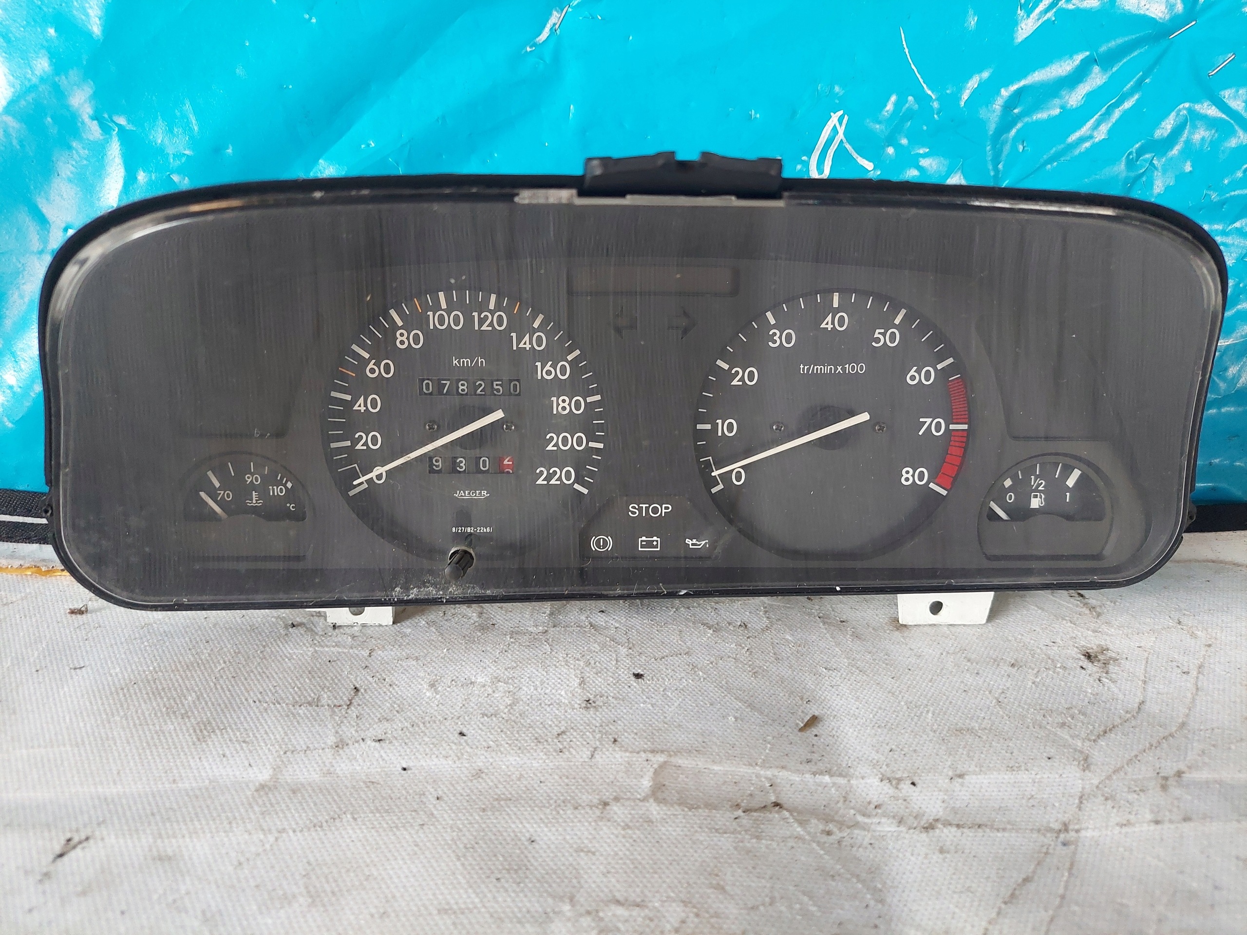 dials clock PEUGEOT 306 1.6 B 9627718280