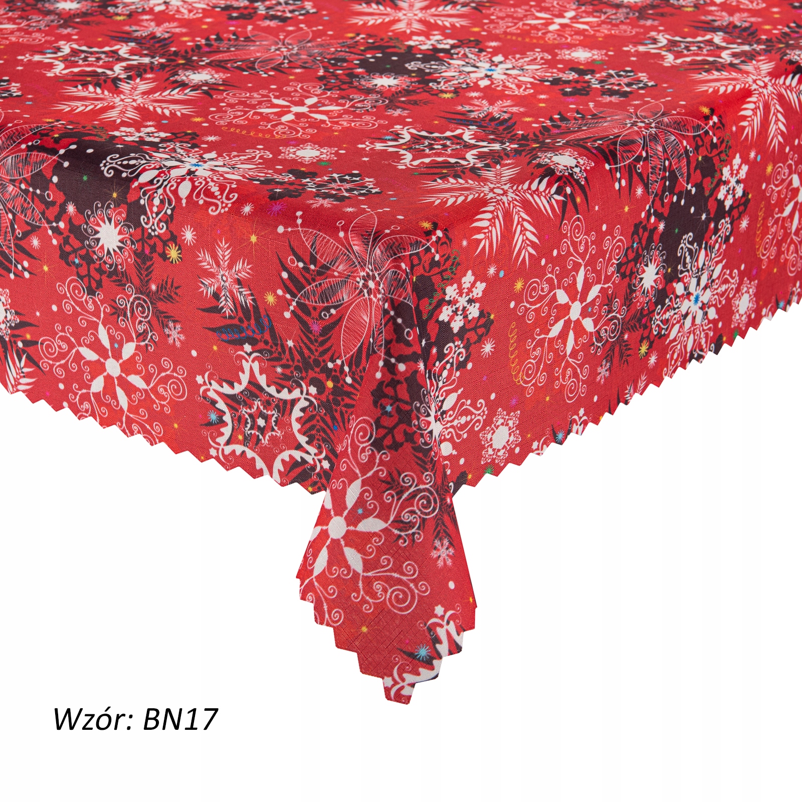 OBRUS NA ŚWIĘTA ŚWIĄTECZNY WIGILIA 120x160 POLSKI Materiał wykonania poliester