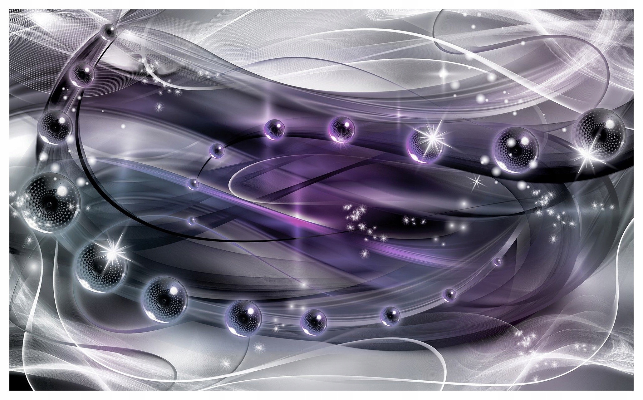 Fototapeta Abstrakce Sféry Vlny Vesmír Hloubka světla Efekt 312x219 lepidlo