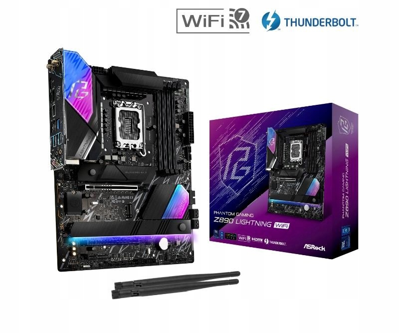 ASRock Mb Sc LGA1851 Z890 Lightning Wifi, Intel Z890, 4xDDR5, 1xHDMI, …