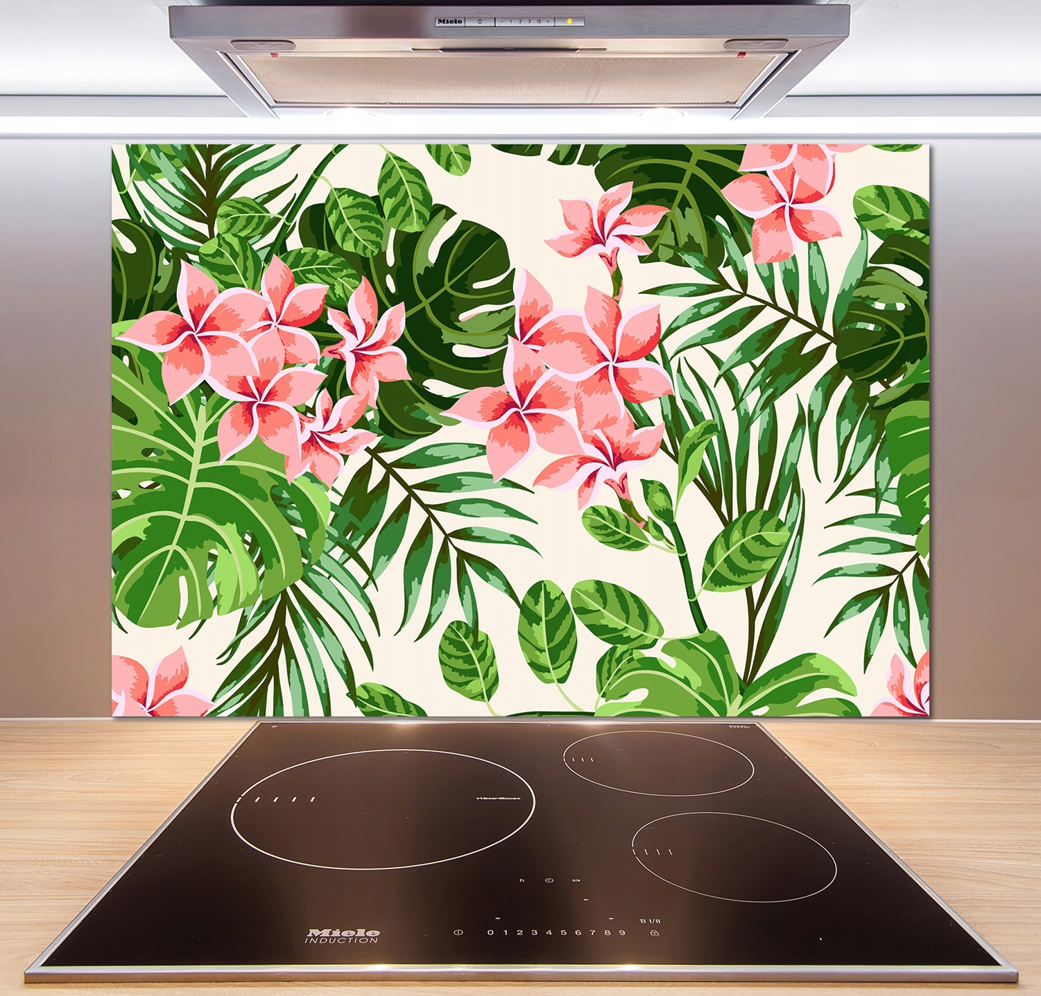 

Panel do kuchni Kwiecisty wzór 100x70 cm + Klej