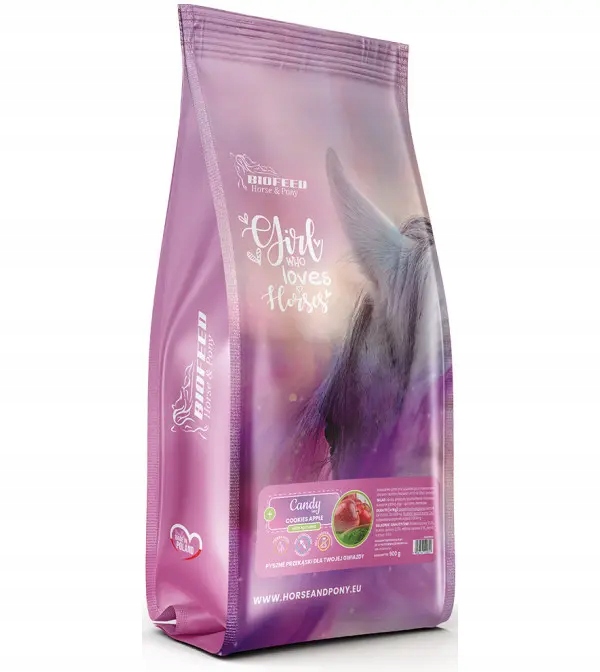 Candy Cookies Apples with Spirulina 300g ekstrudowane ciasteczka dla koni