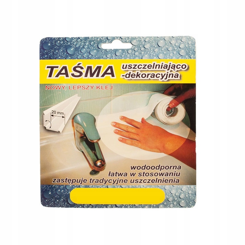 WODOODPORNA TAŚMA USZCZELNIAJĄCA do WANNY 41mm
