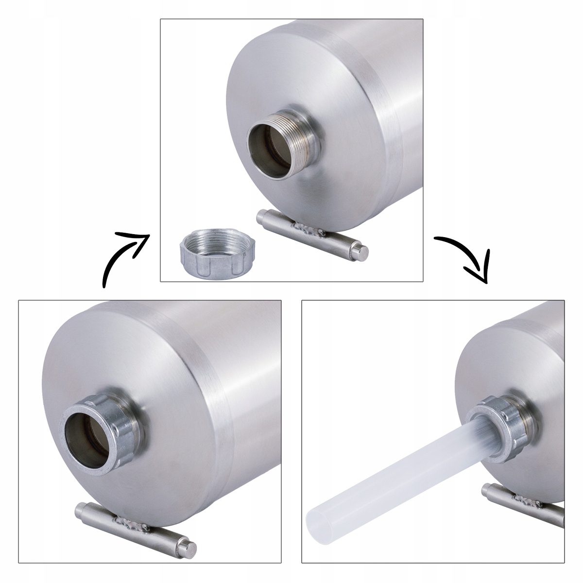 NADZIEWARKA DO KIEŁBASY 3 kg MASZYNKA DO KIEŁBAS SZPRYCA KAMILLE Pojemność 3 l