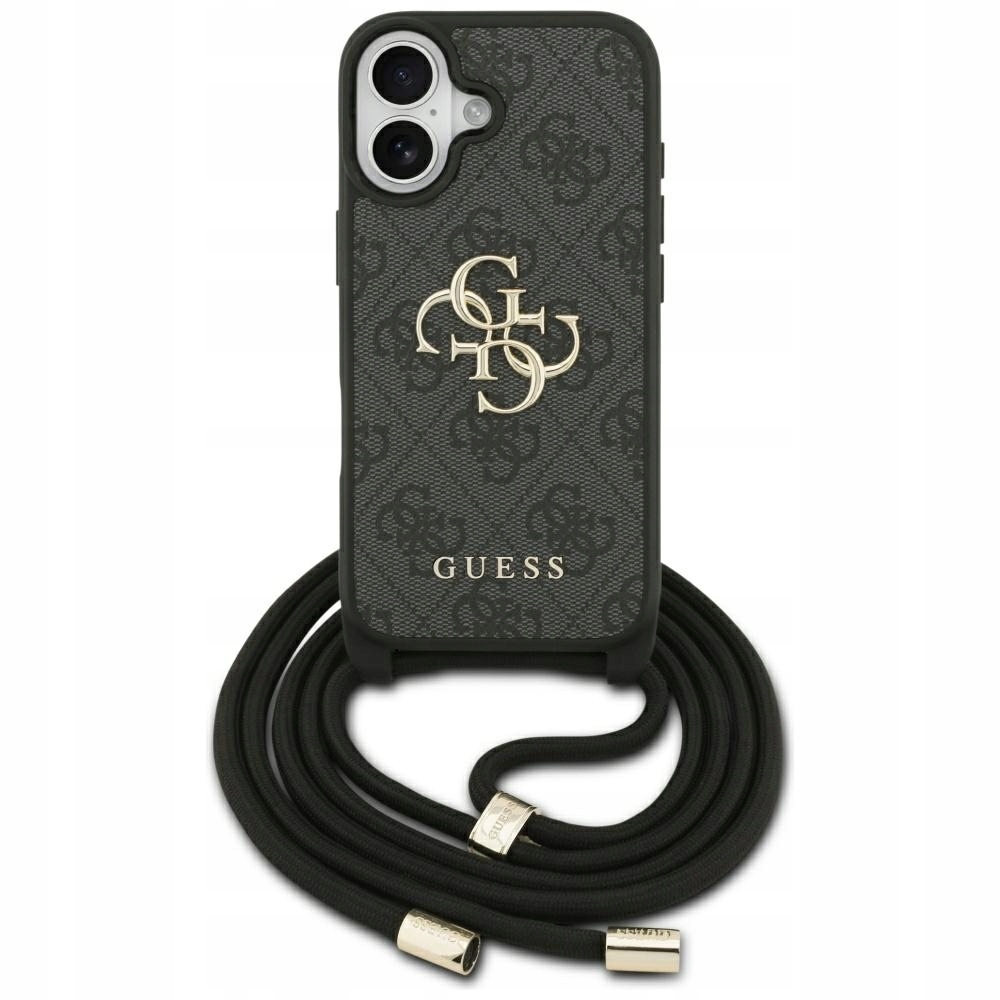 Pouzdro Guess pro iPhone 17, obal šňůrka na krk Crossbody rameno