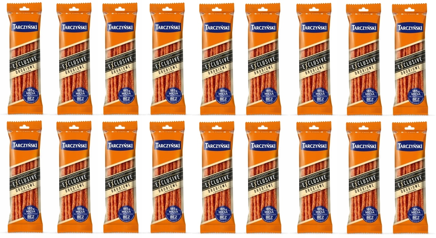 Levně 18 x 105 g Tarczyński Kabanos exclusive drůbeží Karton