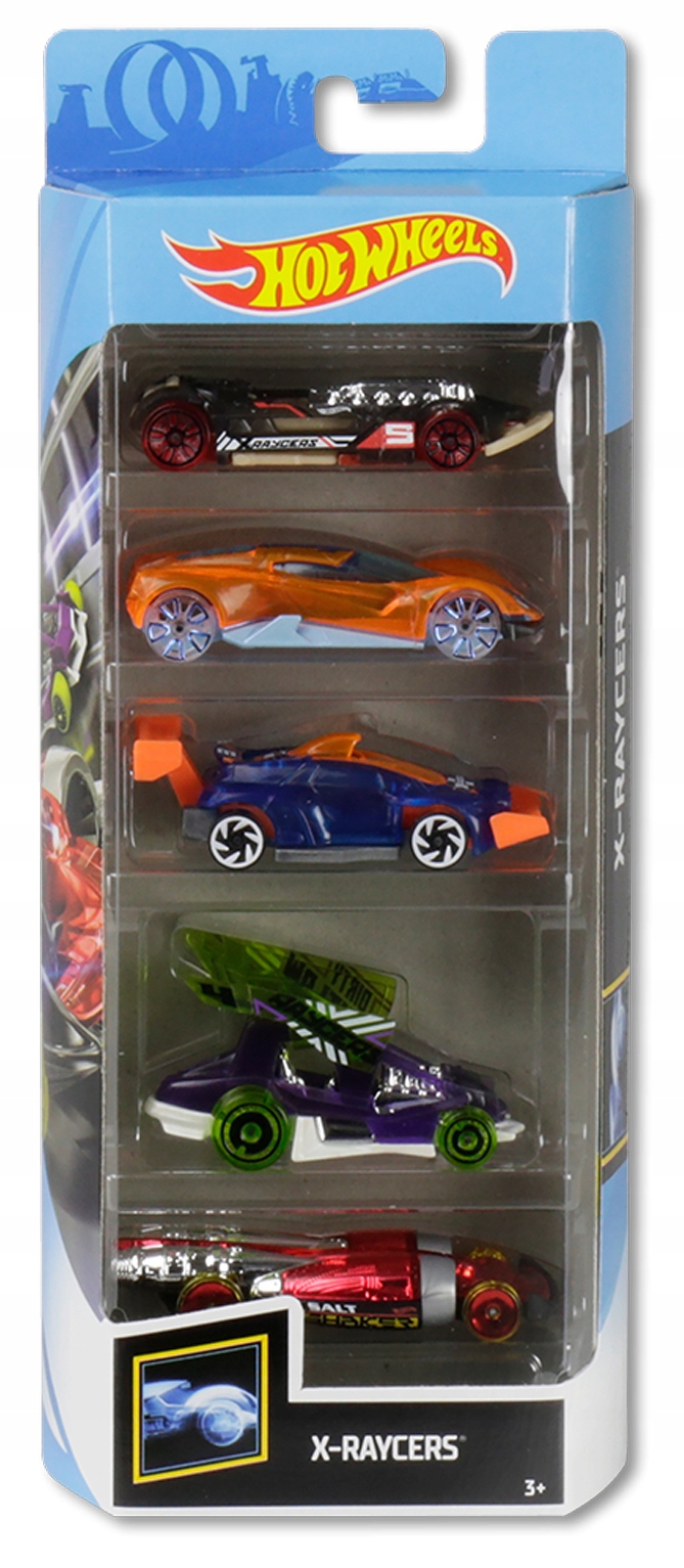 

Hot Wheels 5 Pak Autek Zestaw Hw X-raycers GHP59