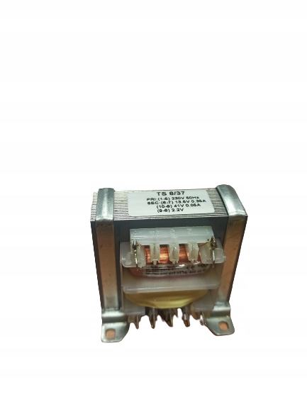 Transformator TS 8/37 230/13.5V 0.35A,41V 0.05A