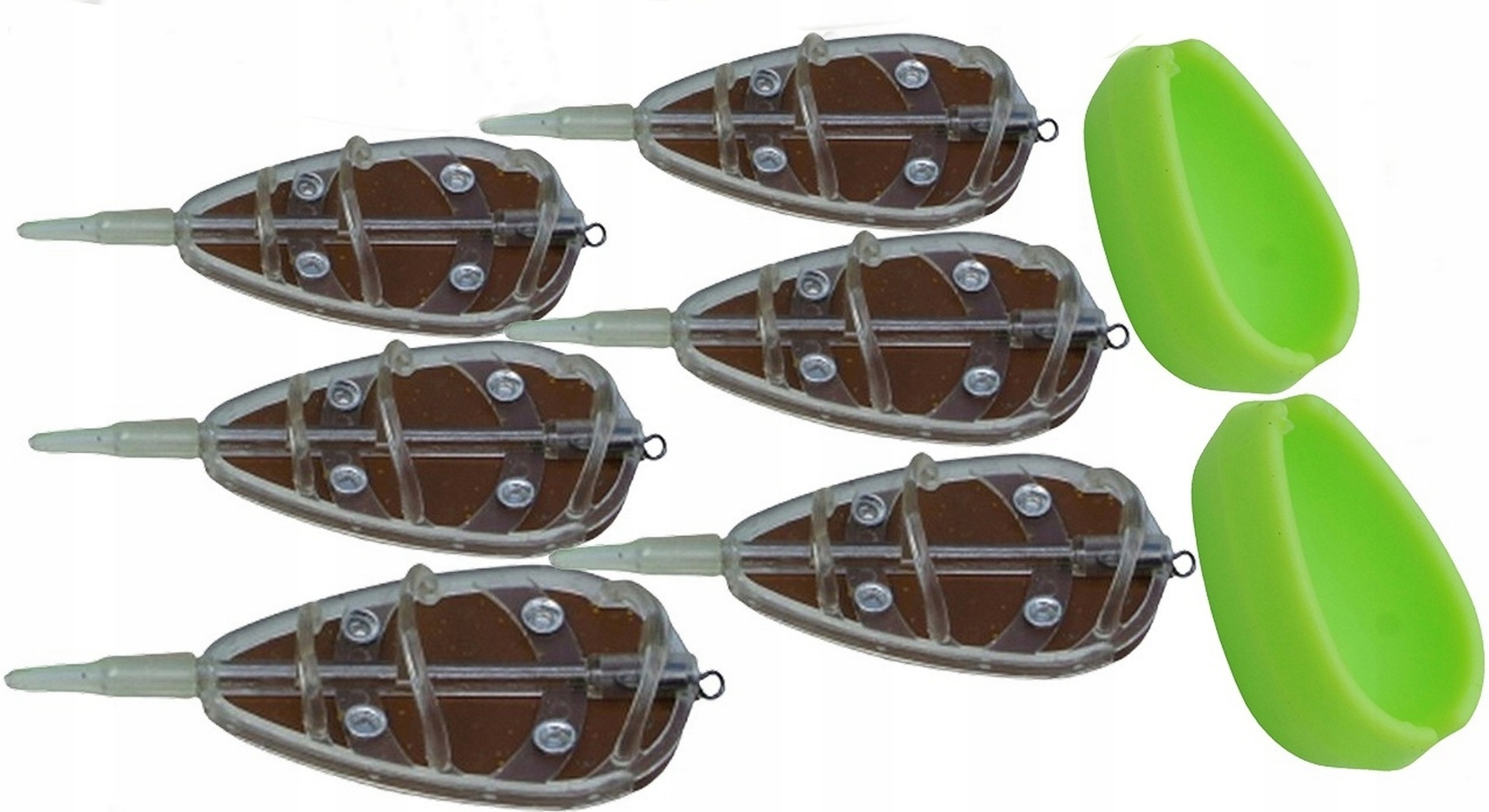 Zestaw Method Feeder 6 x KOSZYCZEK 15,20,25 GR METHOD FEEDER 2 x FOREMKA