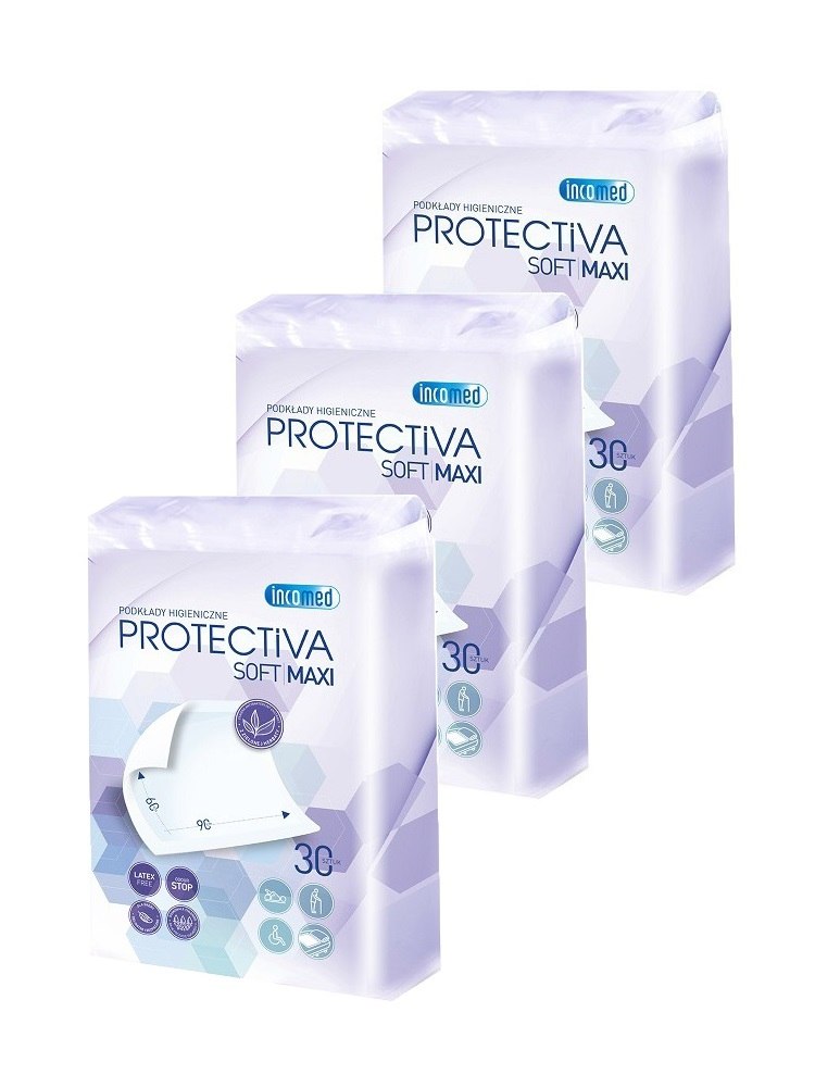 PODKŁADY CHŁONNE PROTECTIVA MAXI maty 90x60 90 szt