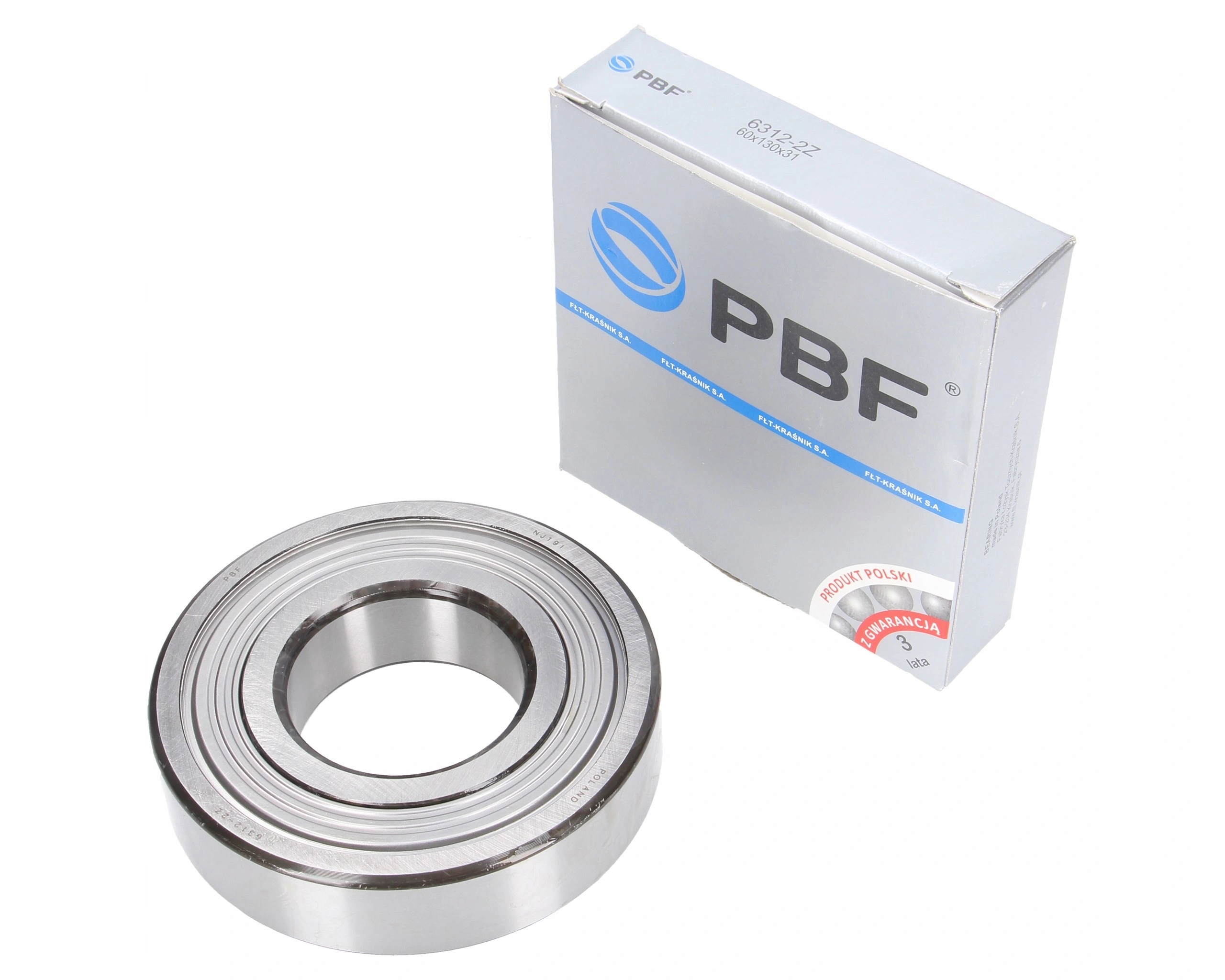 Kuličkové ložisko 6312 Zz 60x130x31 mm Pbf