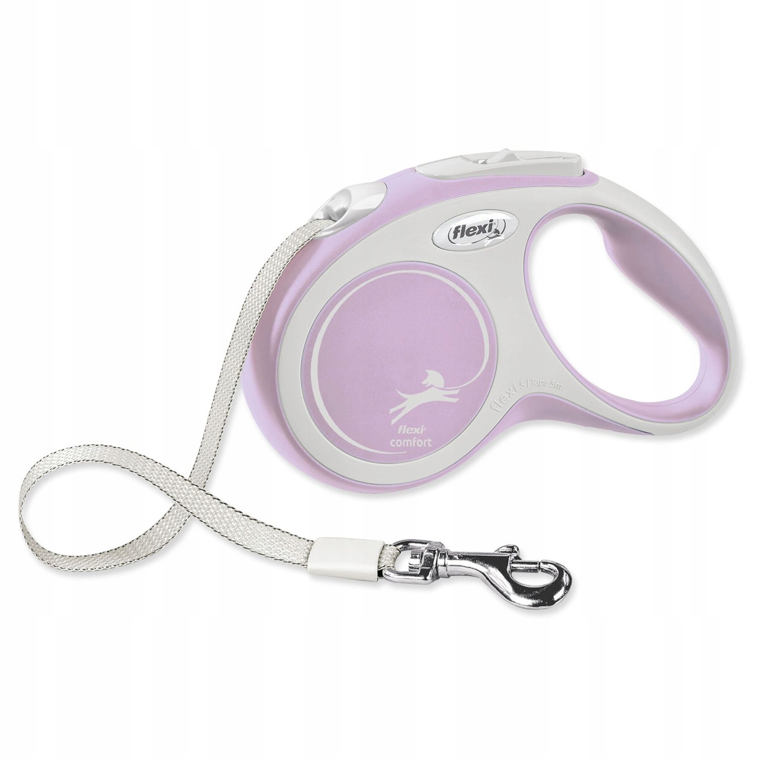 Levně Vodítko Flexi New Comfort páska S růžové 5m