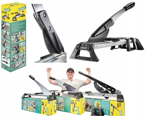Wolfcraft Gilotyna do cięcia paneli podłogowych winylowych VLC800 6939000