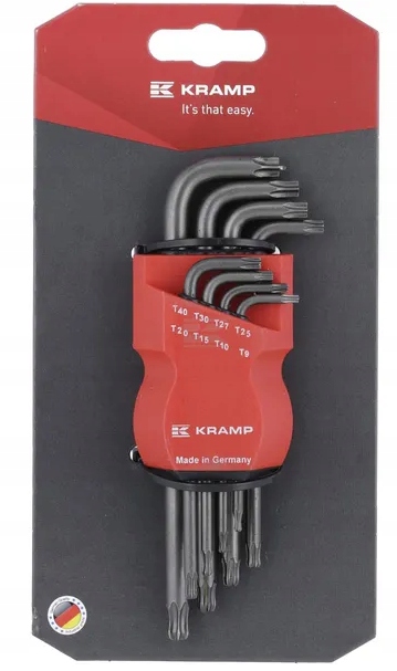 Sada tŕňových kľúčov s guličkou Torx Tx 9-40 1809015010KR