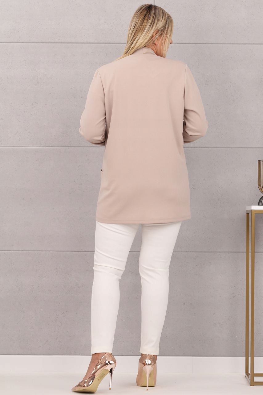 GŁADKA NARZUTKA ELEGANCKA LUŹNA POLSKI PRODUCENT DUŻE ROZMIARY Wzór dominujący bez wzoru