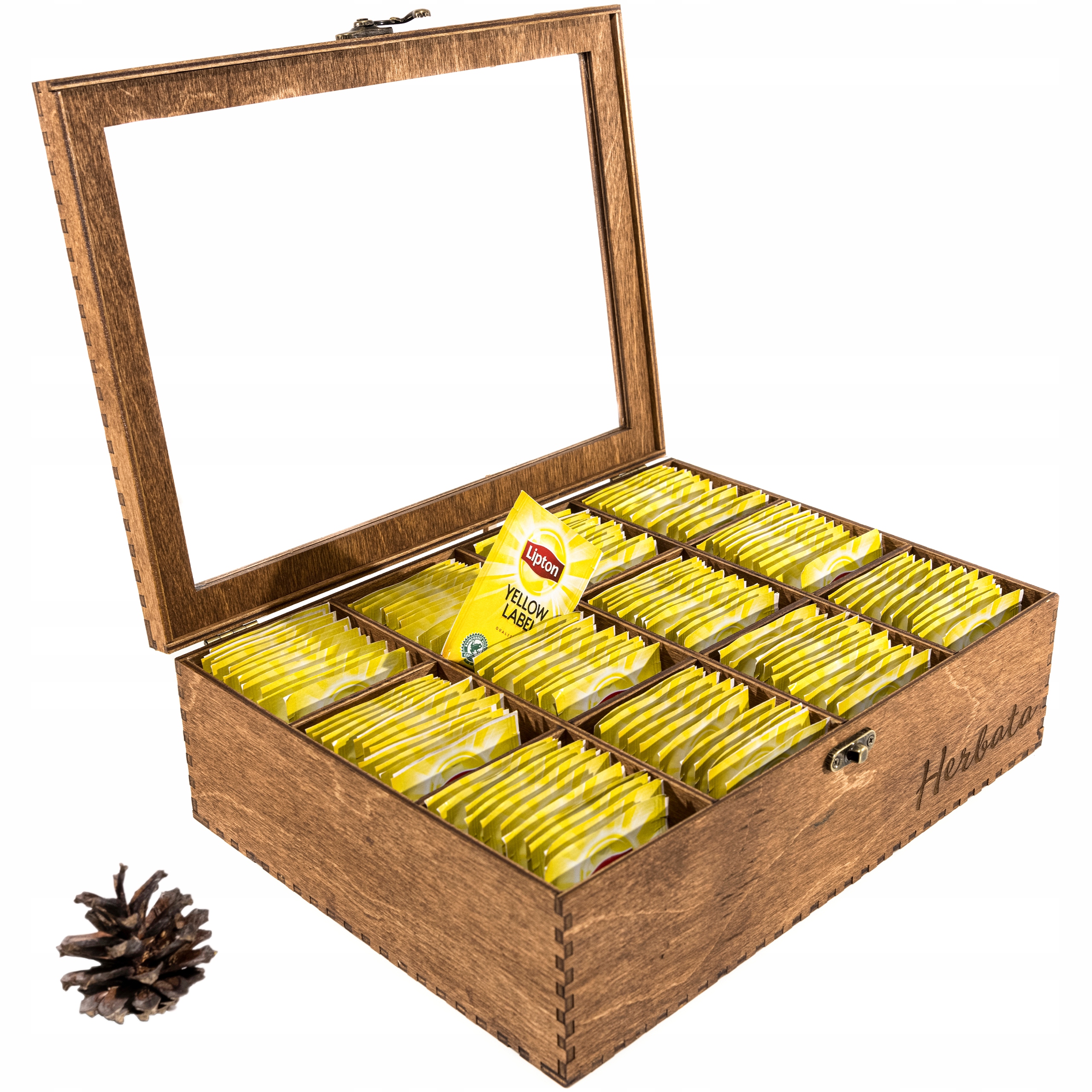 

Pudełko Na Herbatę 12 przegród Herbaciarka