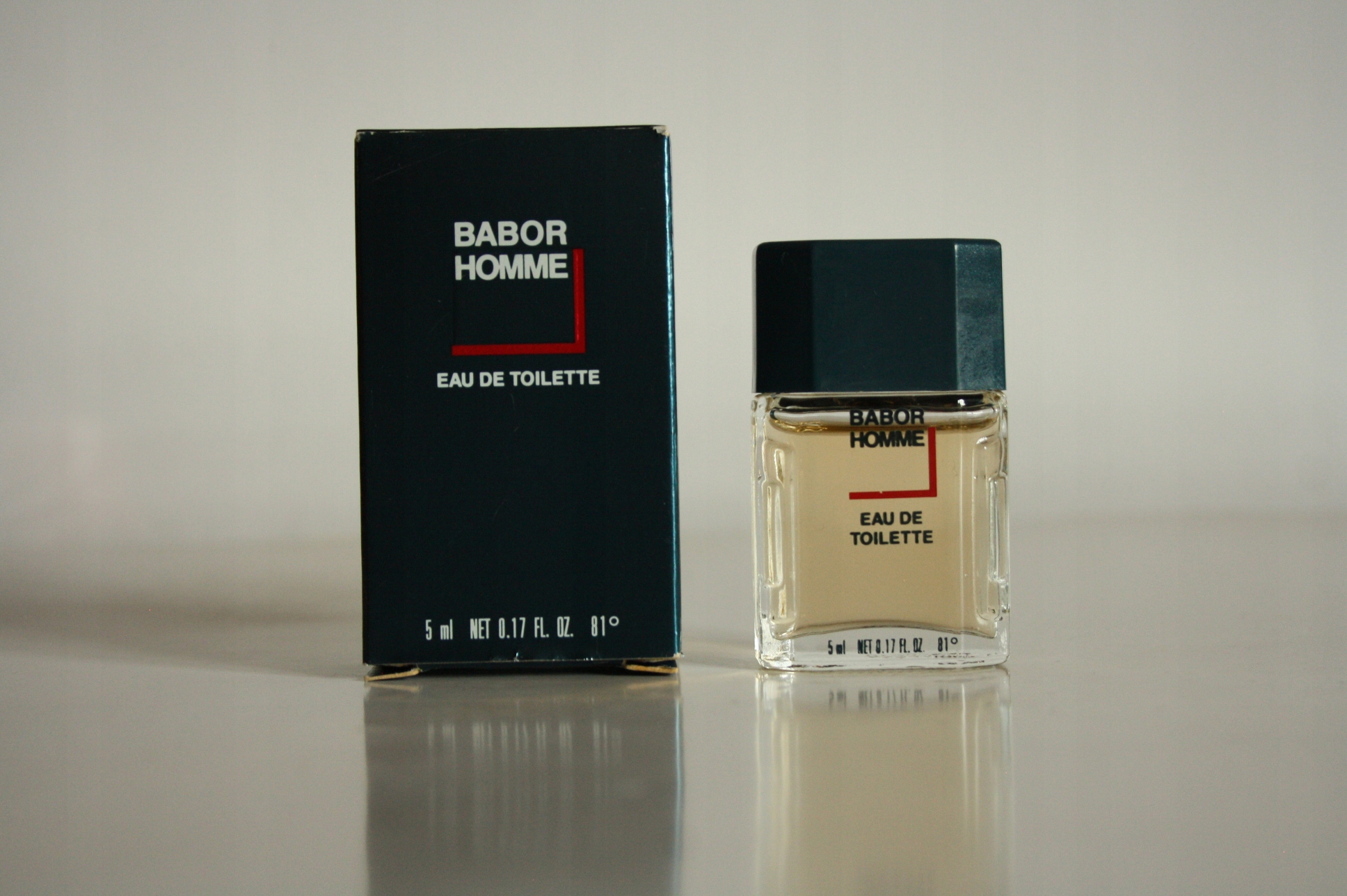 PERFUMY KOLEKCJONERSKA MINIATURA BABOR BABOR HOMME EDT (5 ML)