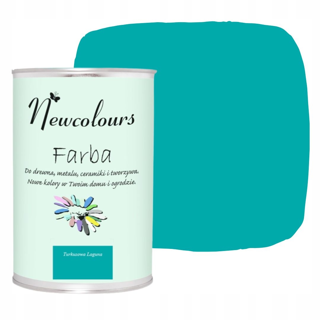 Farba do mebli Newcolours Turkusowa Laguna 900ml