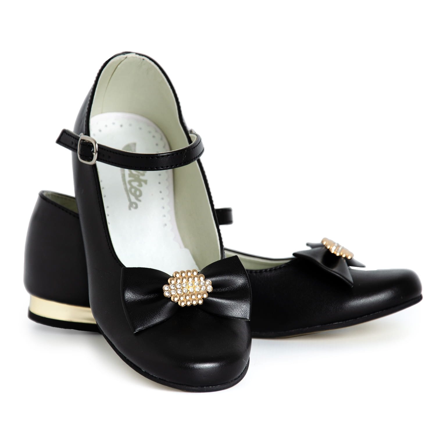 

Buty wizytowe czarne dziewczęce z kokardą r 30