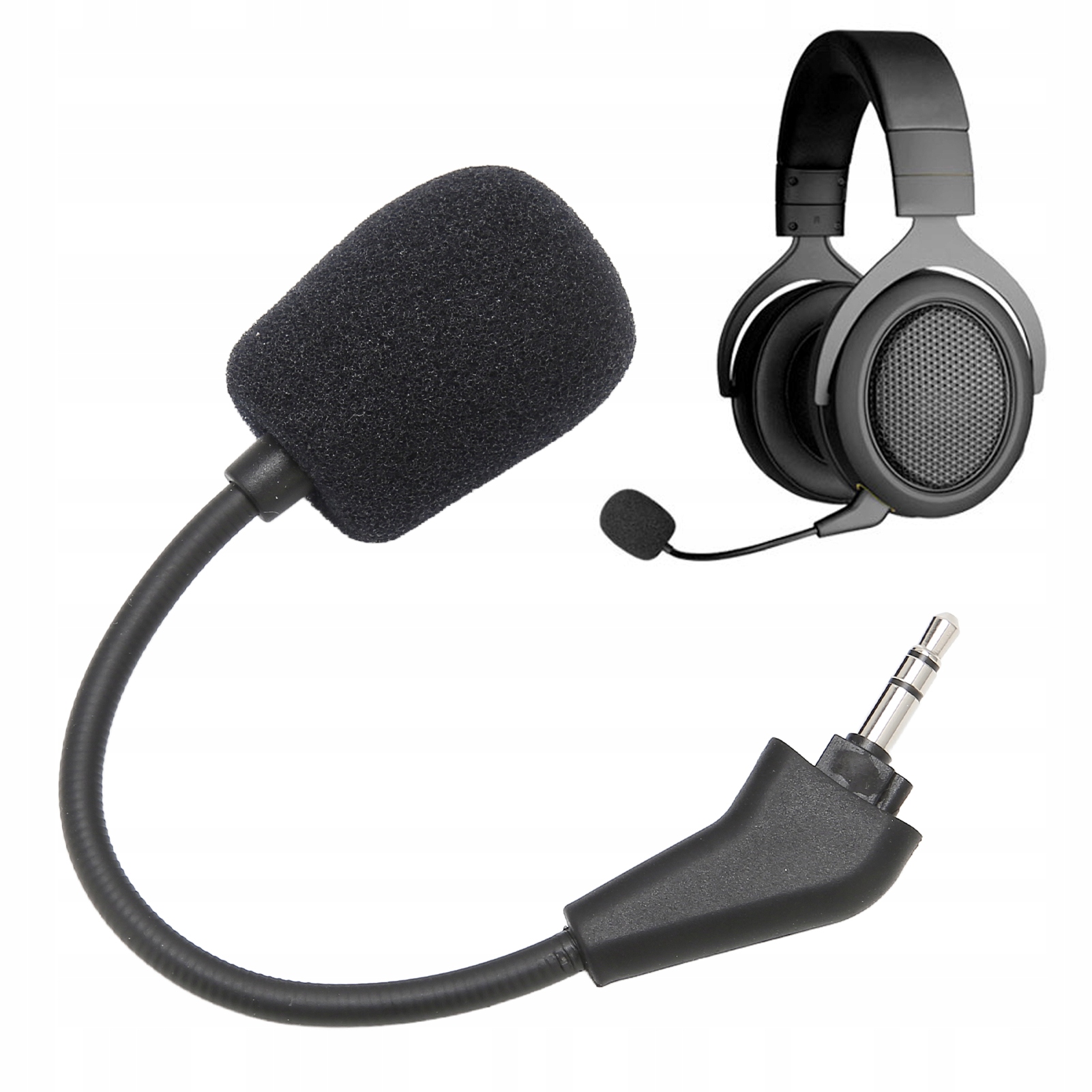 Cseremikrofon Corsair HS50 HS60 HS70 Se Gaming Headsethez 3,5MM