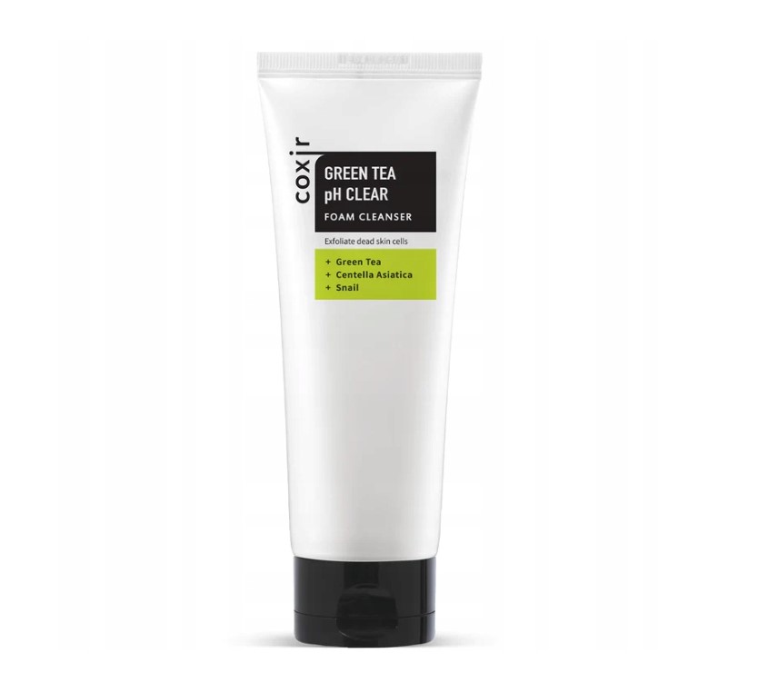Coxir Greentea pH Clear Cleanser, 150 ml Čisticí pěna se zelenou H
