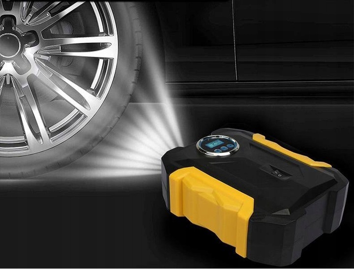 KOMPRESOR SAMOCHODOWY POMPKA SPRĘŻARKA LED 12V LCD Kod producenta KOMPRESOR SAMOCHODOWY POMPKA SPRĘŻARKA