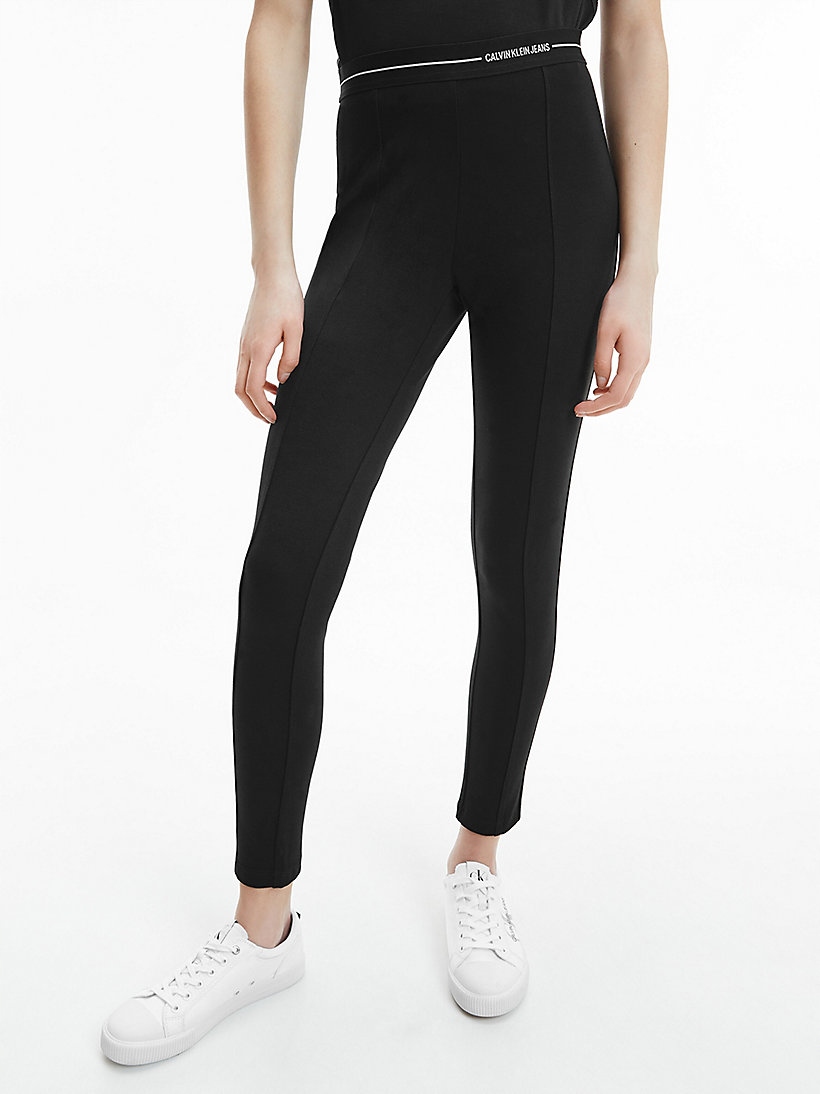 Calvin Klein Jeans, Dámské legíny, černé, Xs