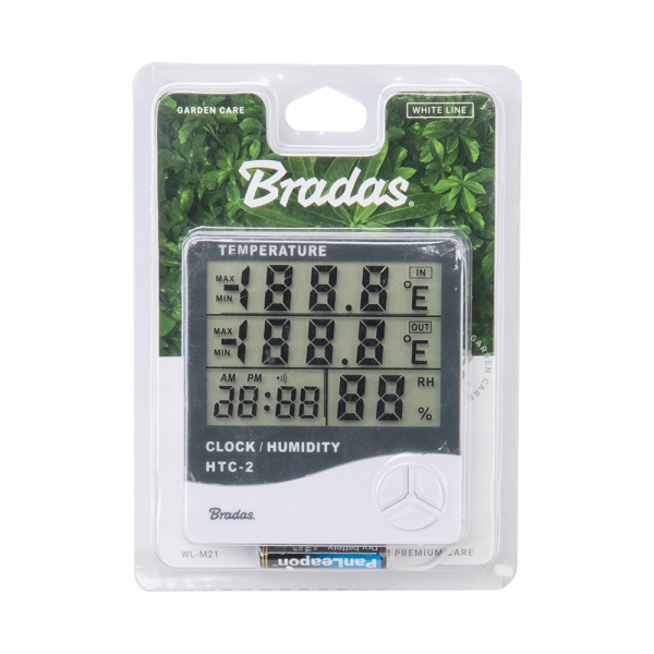 Wewnętrzna stacja pogodowa WHITE LINE Bradas 8649