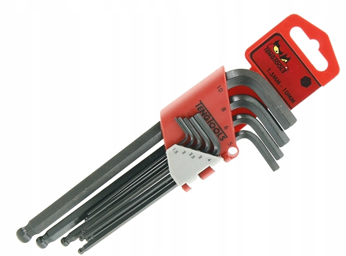 

TengTools Zestaw kluczy imbusowych Z kulką 9szt