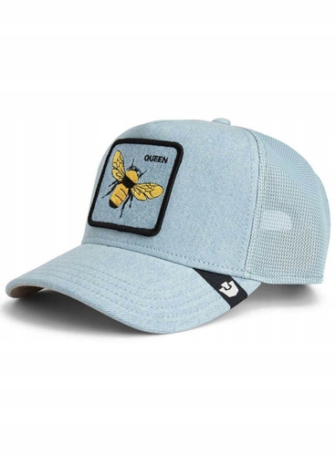 Kšiltovka Goorin Bros Denim Queen Seasonal Trucker světle džínová