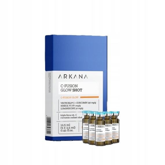 Arkana C-Fusion Glow Shot Rozjasňující sérum s dávkou vitamínu C 5x2,5 ml