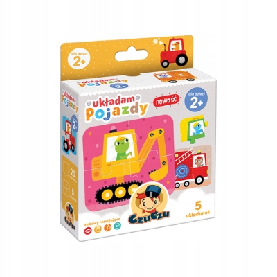 CzuCzu Puzzle Układanka Pojazdy dla Dzieci 2 latka