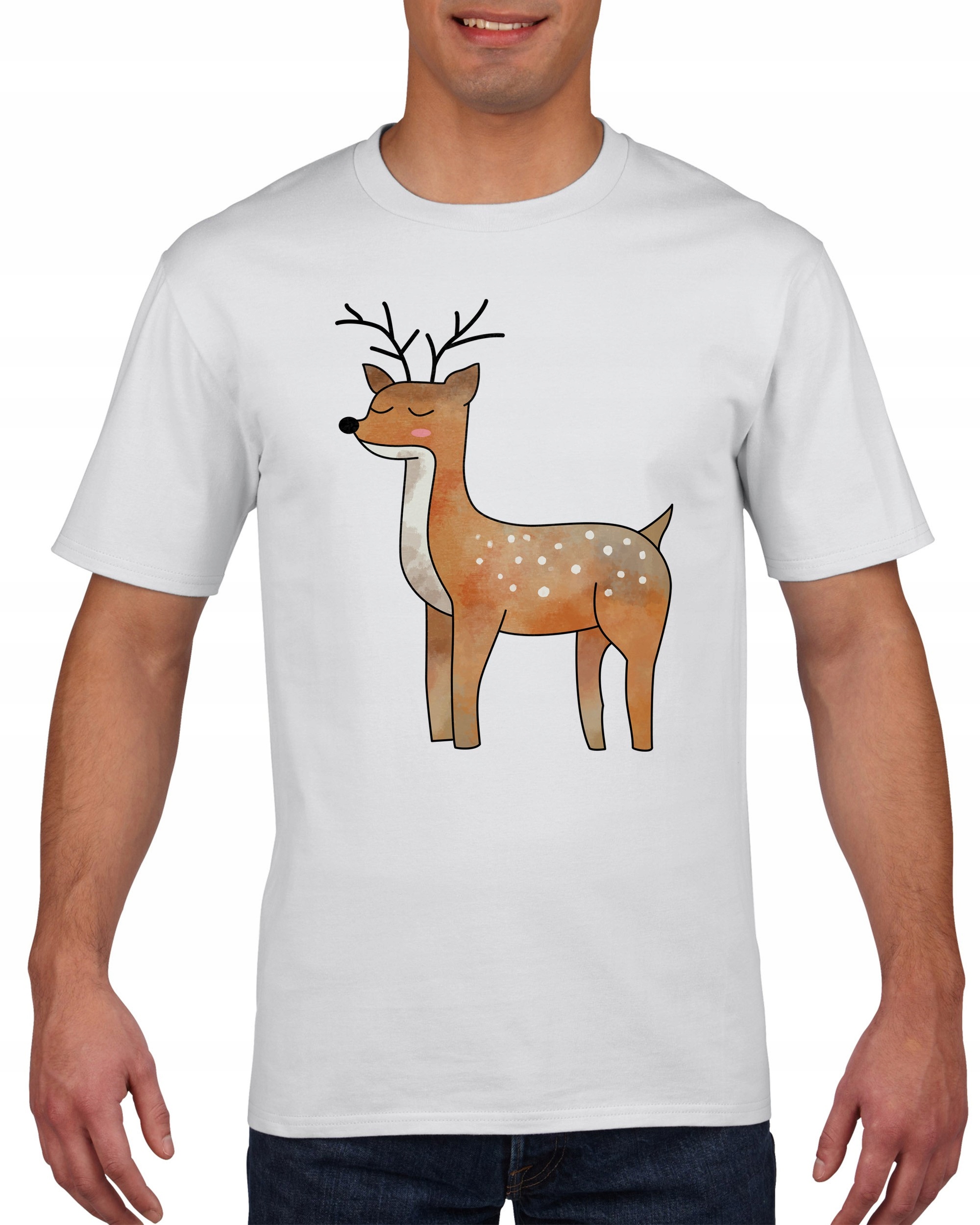 

Koszulka meska Spiaca Sarna Jelen Zwierzeta XXL