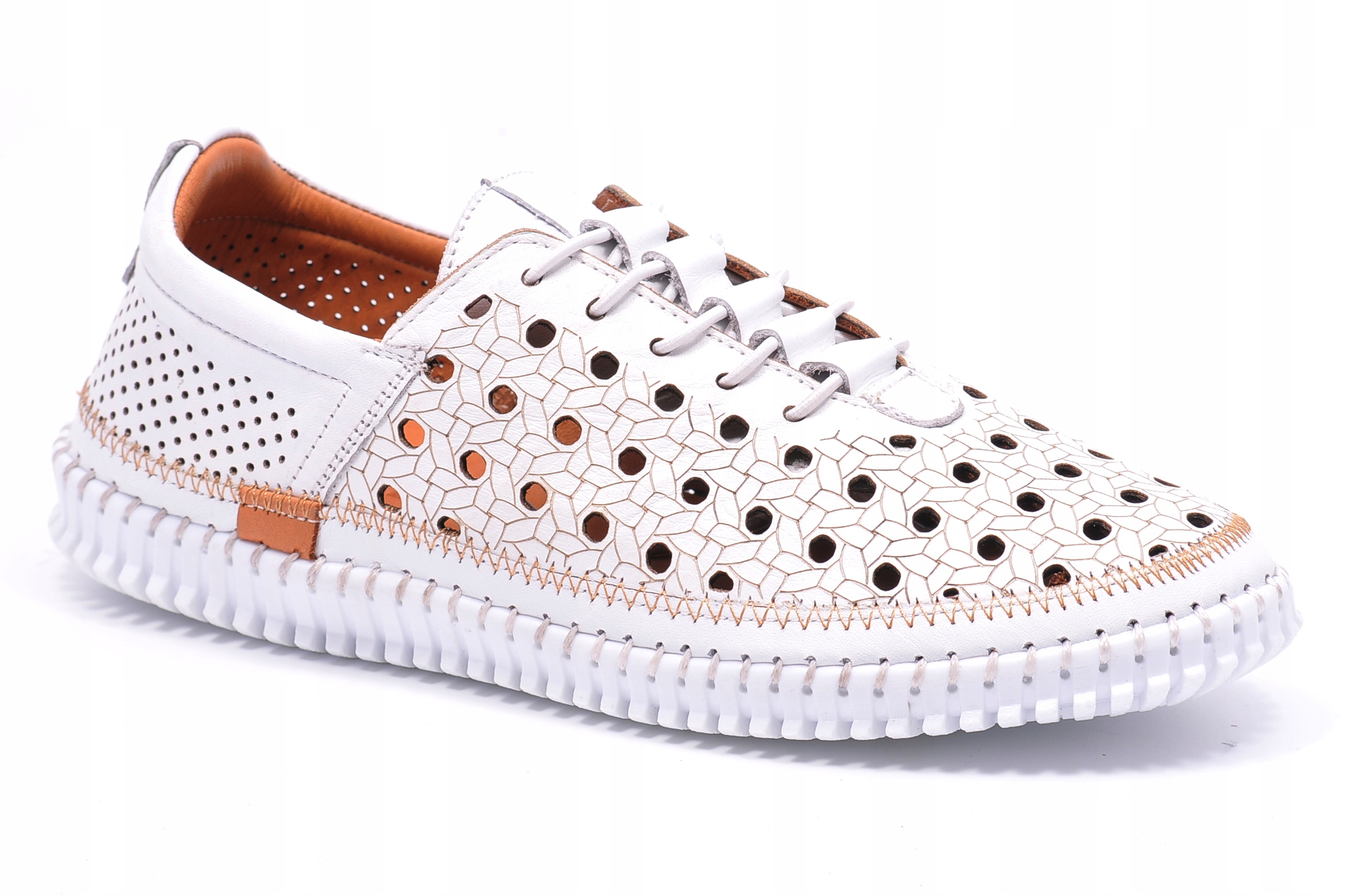 Polobotky Venezia E156LEWHOSP029 Bílé Velikost 36