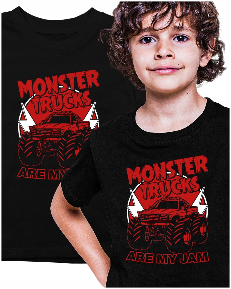

Koszulka Monster Truck Motoryzacja Samochód 128