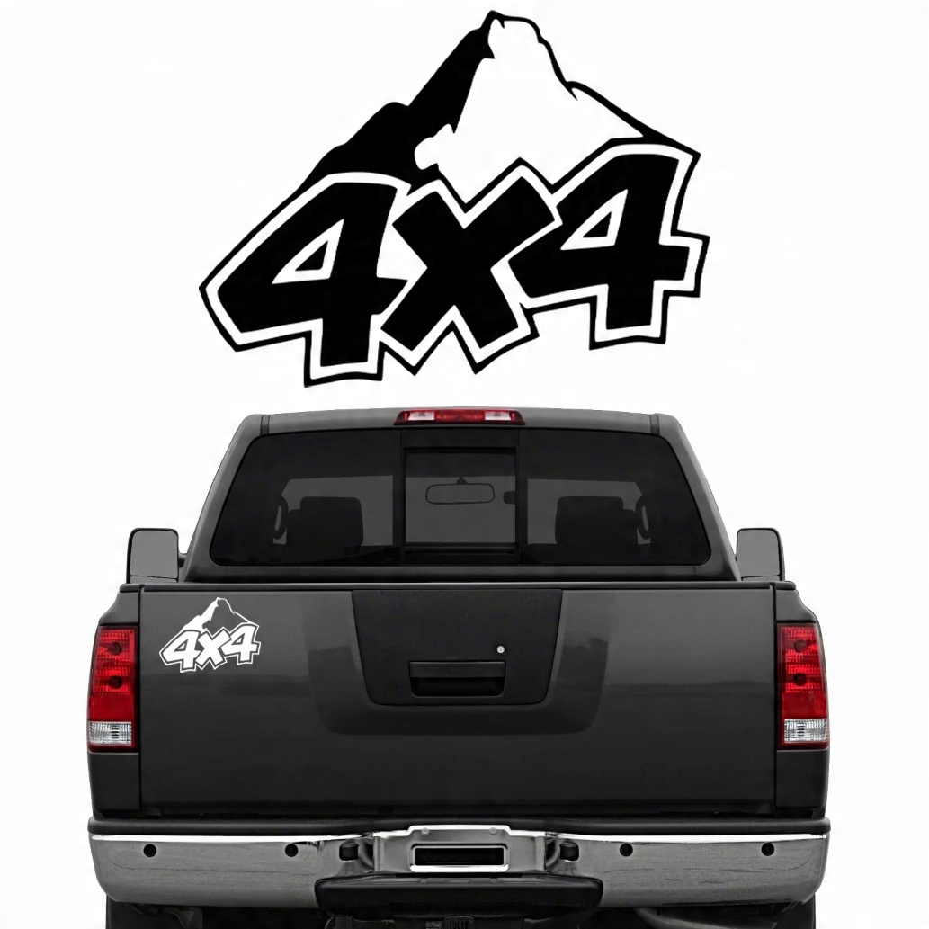

Naklejka samochód 4X4 Góry Offroad 4WD 25x18