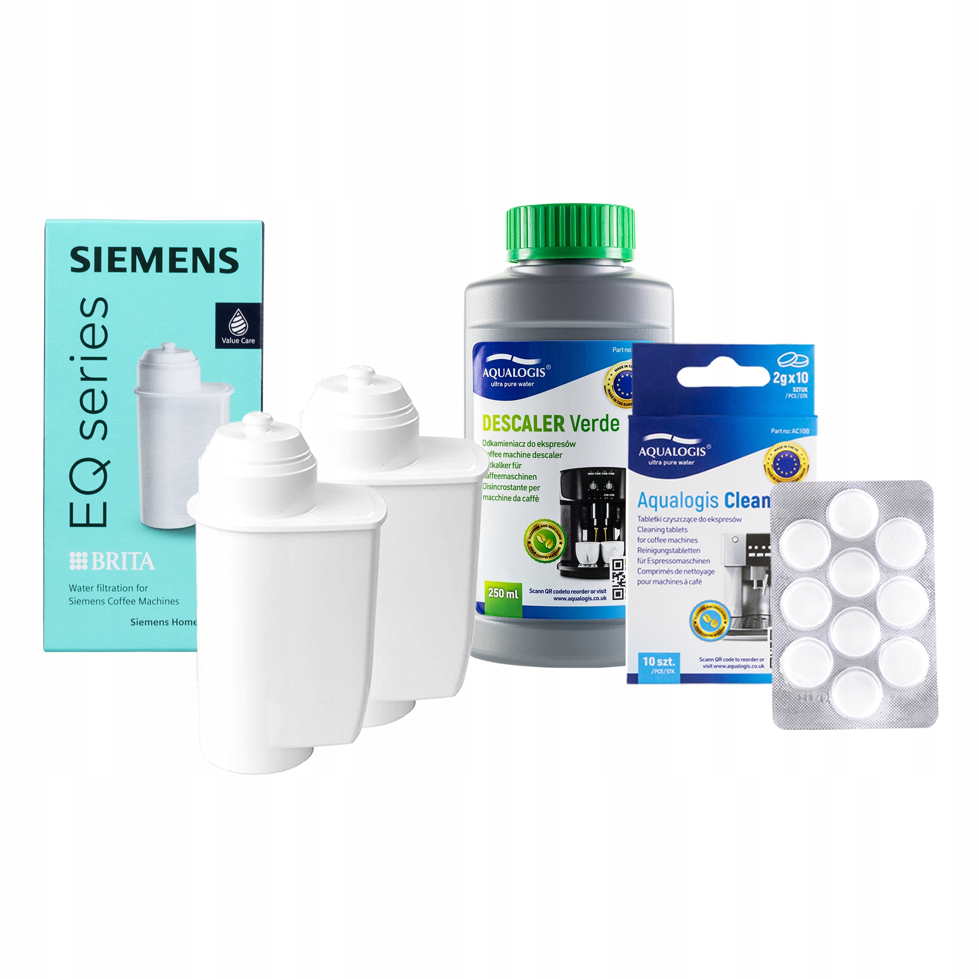 2x filtr Intenza TZ70003 pro kávovar Siemens odvápňovač 250 ml tablety