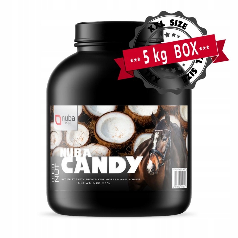 Nuba Candy Coconut Pochoutky pro koně s kokosovou příchutí 5 kg