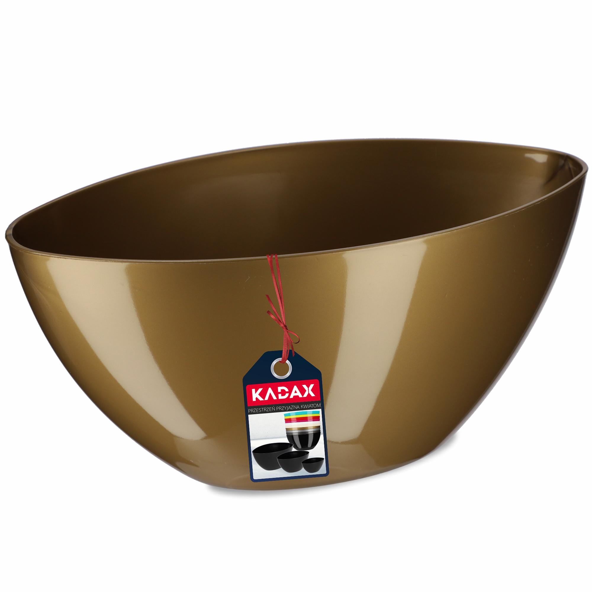 

Doniczka Osłonka Donica Połysk Złota 21 CM