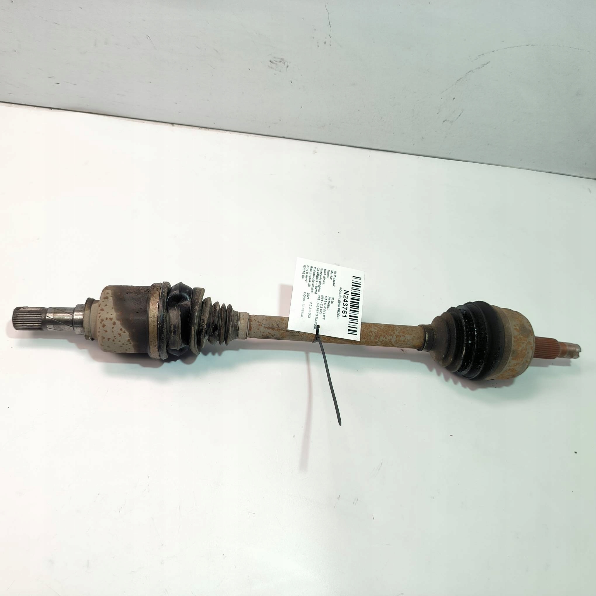 semi-axis left front RENAULT MASTER IV LIFT
