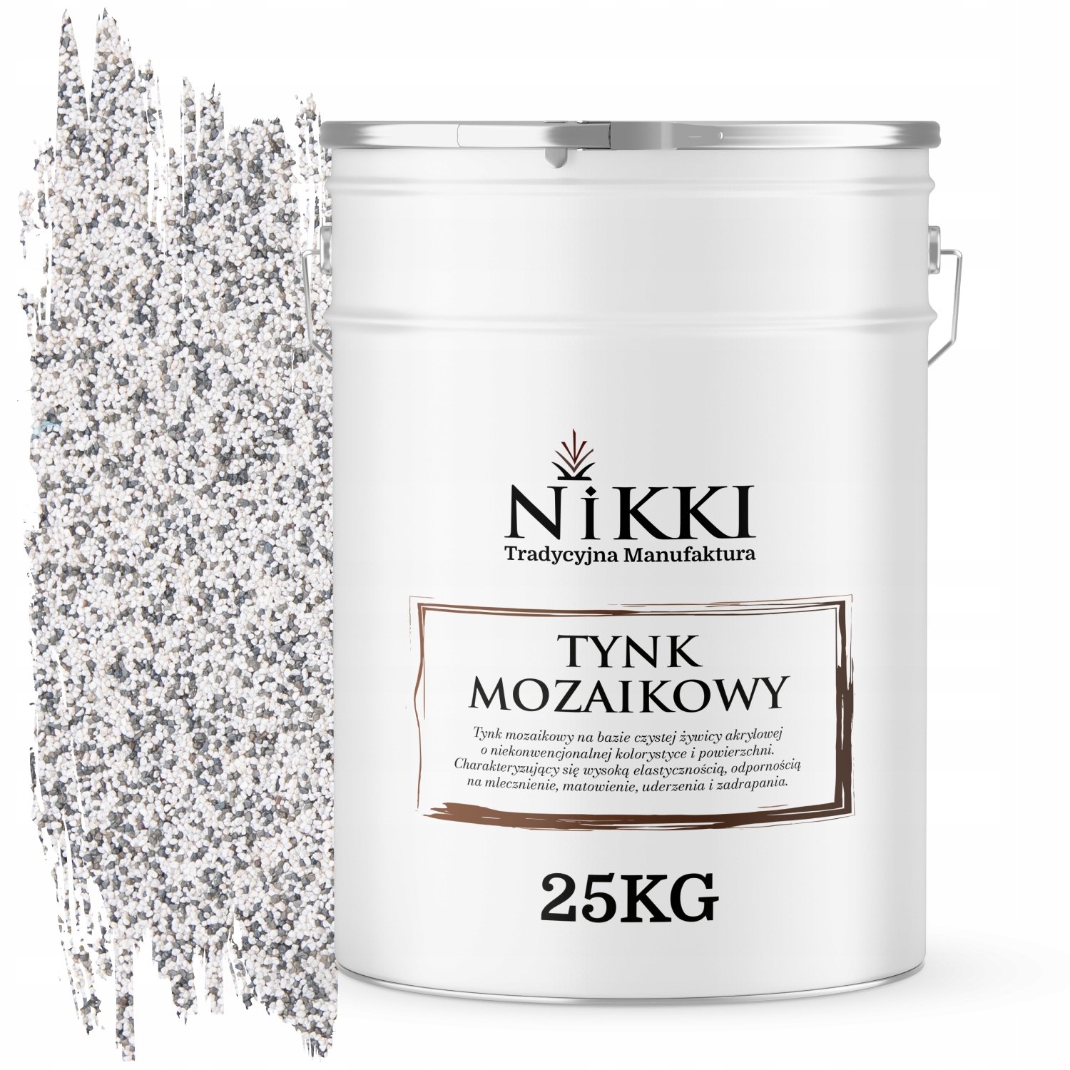 Mozaiková Omietka Živicová 25 Kg Vonkajšia Šedá Farba Svetlá M21