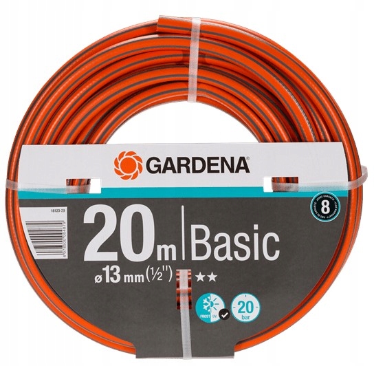 

Wąż ogrodowy Basic 1/2", 20 m Gardena 20barów