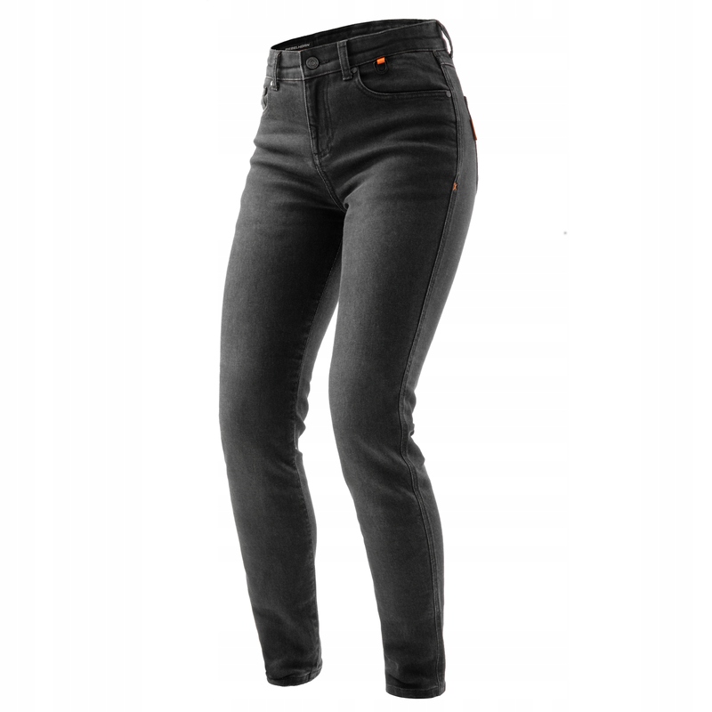 Dámske Motocyklové Džínsy Rebelhorn Bronco Washed Black Monolayer 42/30