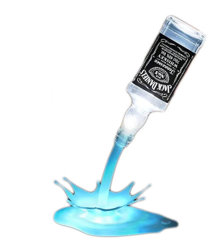 Stojan Na Víno, Whisky, Ledová Láhev S Led Podsvícením, 3D Ozdoba Na Párty