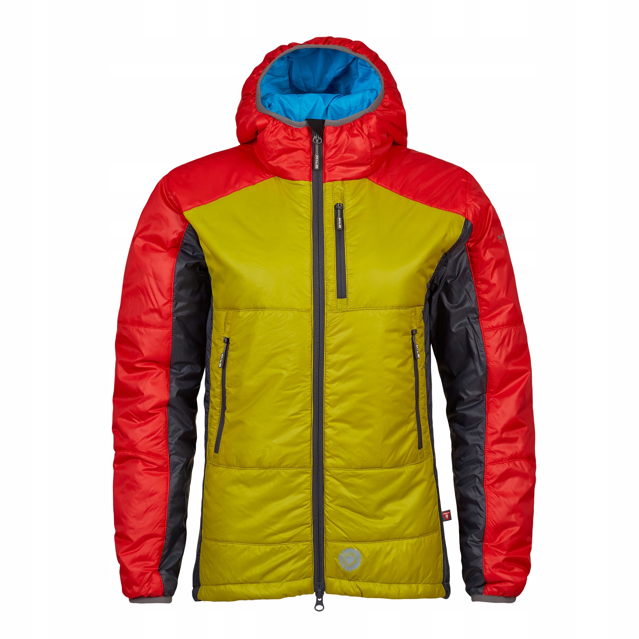 Trekingová bunda Primaloft Milo Maho Lady mirabelle/red race/titanium grey L