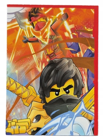 Karta Lego Ninjago (Dragon Storm) Seria 11 Puzzle Numer 156