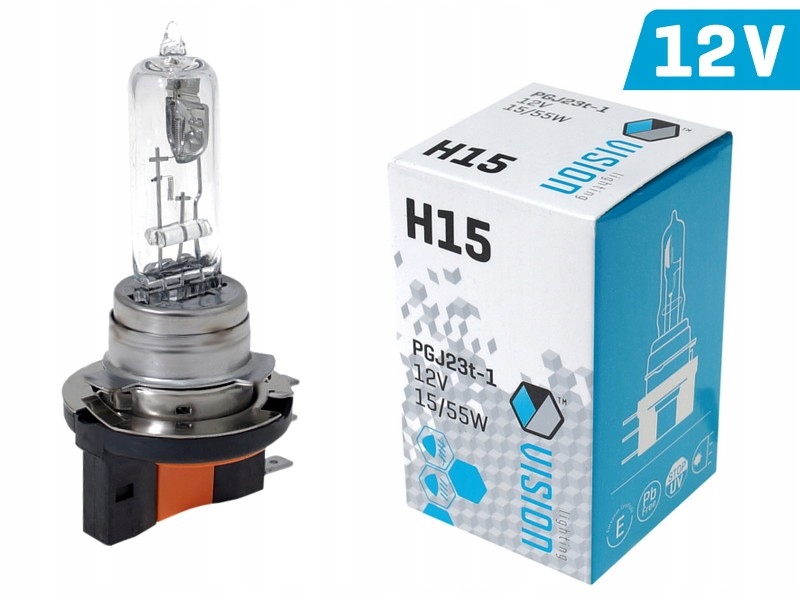 

Żarówka Vision H15 12V 15/55W PGJ23T-1 U E4
