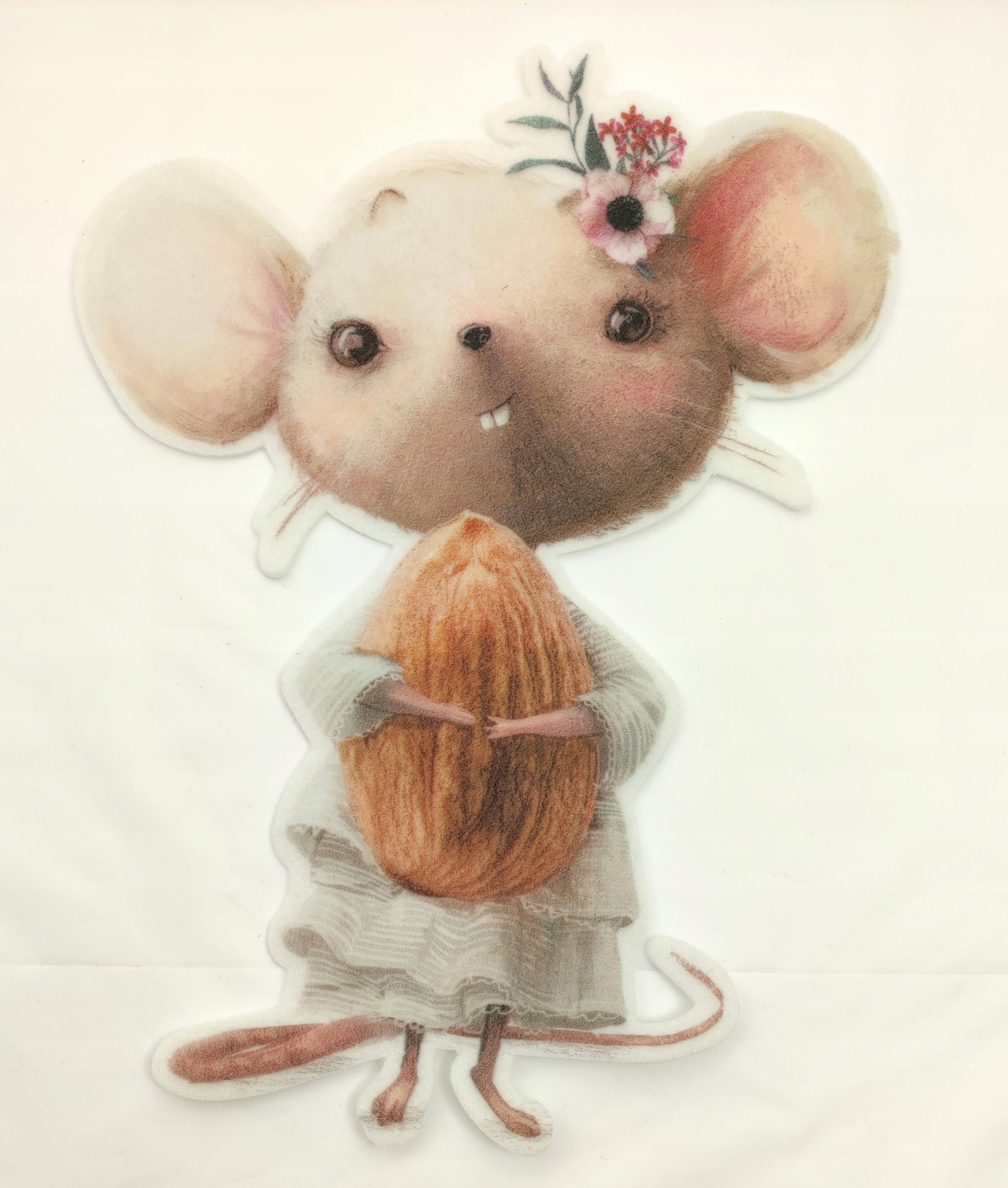 Miękka naklejka prezent dla dziecka MYSZKA 29x40cm Długość (cm) 40