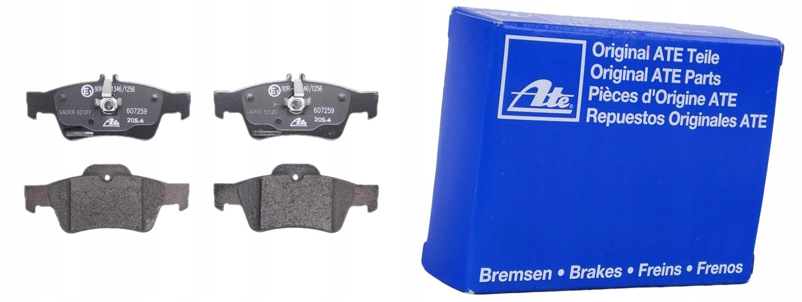 KLOCKI HAMULC. MERCEDES W212 E-KLASA 09- TYŁ